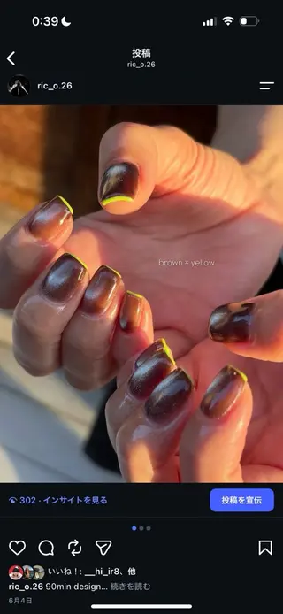 ネイル 𝗿𝗶𝗰𝗼 ˎˊ˗のネイルデザイン