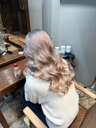 セミロング 優梨💞 /透明感カラーのヘアスタイル