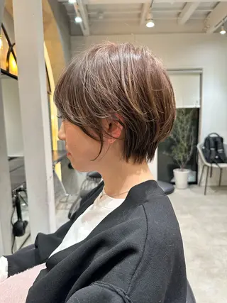 ショート 縮毛矯正/レイヤー taiga🧡のヘアスタイル