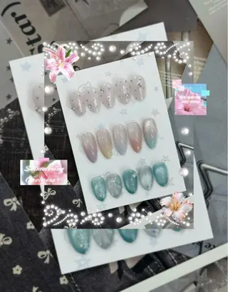 ネイル DoReMi サロン リンゴのネイルデザイン
