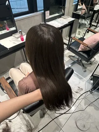 カラー 透明感カラー×顔周り mizuki🫧のヘアスタイル