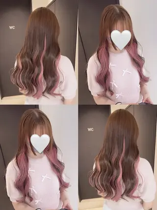 カラー 渋谷:インナーカラー ／🍒エリカ🍒のヘアスタイル