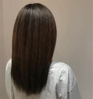 セミロング カラー 韓国スタイル🇰🇷 annaのヘアスタイル
