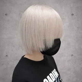 ショート カラー ✨ブリーチ支持No1 複雑履歴修正/舘岡のヘアスタイル