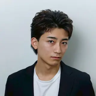 ショート カラー パーマ ヘアアレンジ メンズ キッズ メンズカット/パーマ 山崎航平💈のヘアスタイル