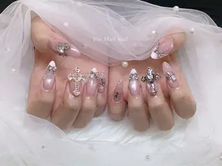 ネイル HANA 長さだしのネイルデザイン