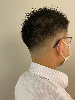 メンズ unopulir 景山 凌のヘアスタイル