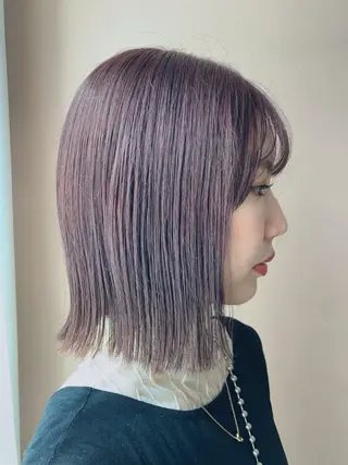 ショート カラー hubhair レイヤー/透明感のヘアスタイル