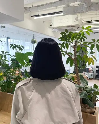 ミディアム 暖色カラー/レイヤー スタイル みはる🌙のヘアスタイル