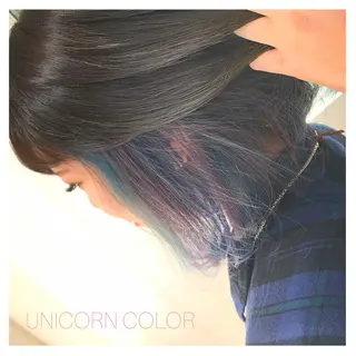 ミディアム カラー YUI𓍯ｴｸｽﾃ /ﾆｭｱﾝｽｶﾗｰのヘアスタイル