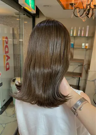 ミディアム カラー 矢野 晃平のヘアスタイル