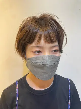 ショート カラー レイヤー／パーマ TAKUYAのヘアスタイル