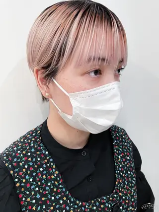 ショート 💜ショート💜 ウルフ、ボブ二色亜美のヘアスタイル