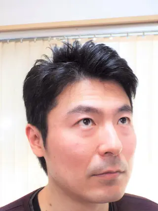 ショート メンズ 山田 達也のヘアスタイル