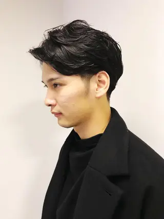 ショート メンズ 丹羽大喜 縮毛矯正/美髪矯正のヘアスタイル