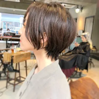 ショート すきバサミを使わない カット✂️✨郡司泰之のヘアスタイル