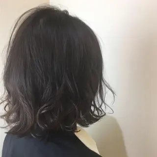 ミディアム 広がり、まとまらない お悩み改善/ 中田のヘアスタイル