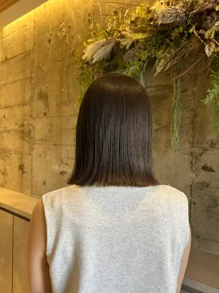 ミディアム カラー MAISON ema 🩵笹野 希里香のヘアスタイル