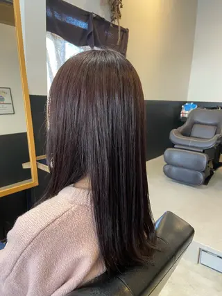 セミロング 💫縮毛矯正/ カット💫徳永あい子のヘアスタイル