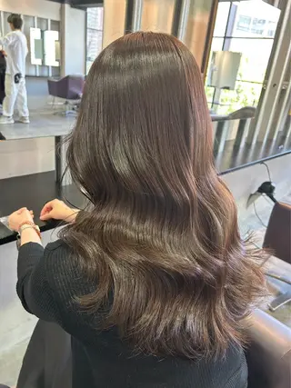 ロング カラー ベージュ透明感カラー 💟AYUMI💟のヘアスタイル
