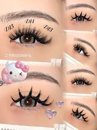 マツエク・マツパ ICY❁⃘eye aikaのマツエク・マツパデザイン