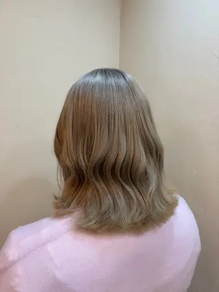 ミディアム カラー くどう りんかのヘアスタイル