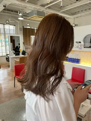 ロング 川元 汐音のヘアスタイル