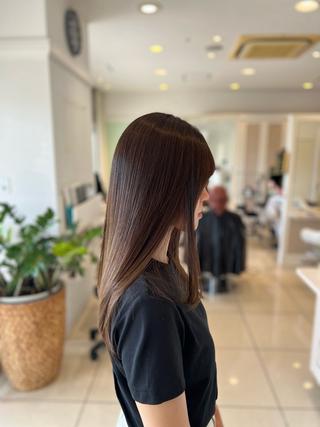 セミロング パーマ 金子 直樹のヘアスタイル