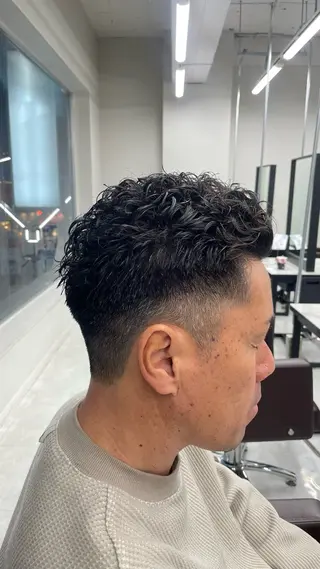 ショート パーマ メンズ メンズ特化AMITY SHINGOのヘアスタイル