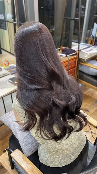 ロング カラー kahona/パーマ /ブリーチ銀座のヘアスタイル