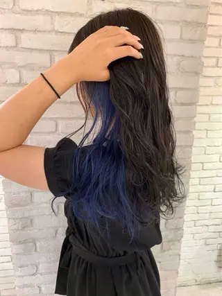 ロング さくら/似合わせレ イヤー/艶カラー🖤のヘアスタイル