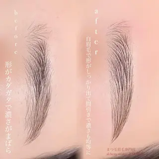 アイブロウ alchemy workzのマツエク・マツパデザイン