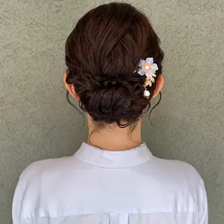 セミロング ヘアアレンジ KIHO |Bond 三軒茶屋のヘアスタイル