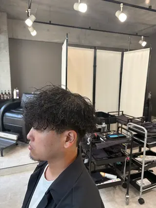 パーマ メンズ 下北沢メンズパーマ 特化園田　楓莉のヘアスタイル