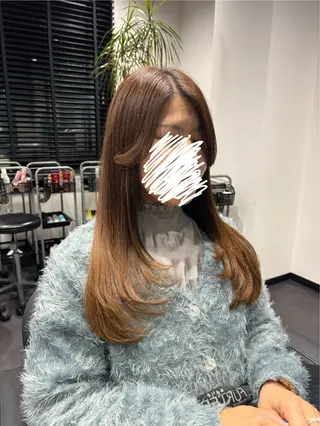 ロング 福島 菜摘のヘアスタイル