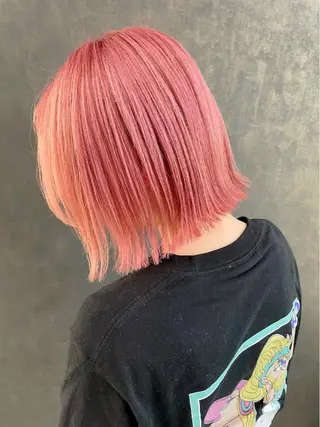 ショート カラー ショート×ブリーチ Lyuca/yujiのヘアスタイル