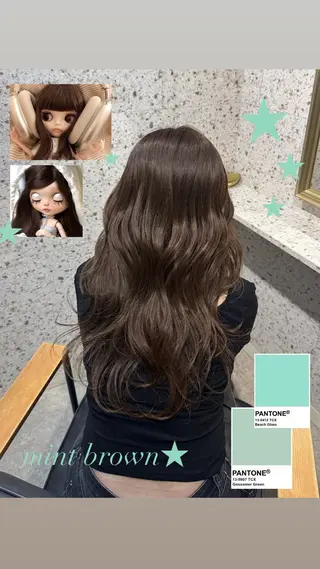カラー iwanaga lamのヘアスタイル