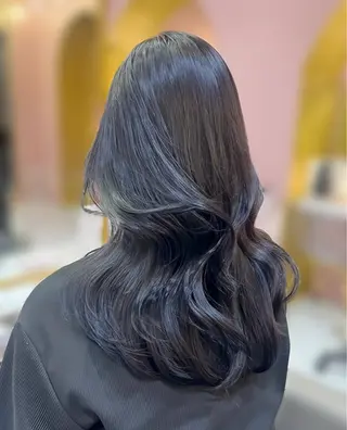 ロング 髪質改善/ハイトーン カラー AYAKAのヘアスタイル
