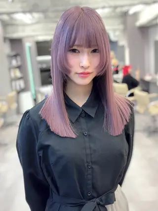 ロング 鈴木 朔弥/一宮のヘアスタイル