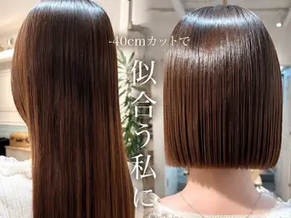 ミディアム 🌹ボブ/美髪矯正 韓国ヘア🌹村松優斗のヘアスタイル