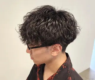 ショート パーマ メンズ 【イケメン風パーマ】 SHOFYのヘアスタイル