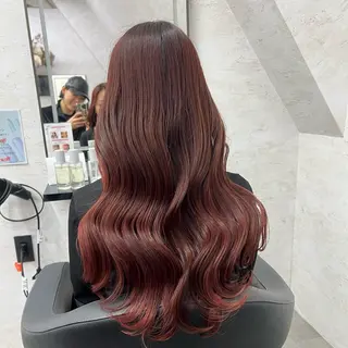 セミロング 髪質改善/エクステ/ レイヤーカットLayのヘアスタイル