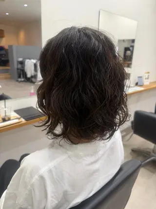 ミディアム パーマ ETOILE+/ 寅田奈々子のヘアスタイル