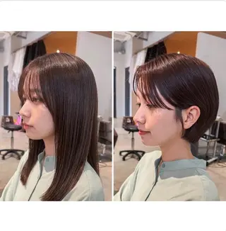 ショート 骨格補正ショート FILMSりくのヘアスタイル
