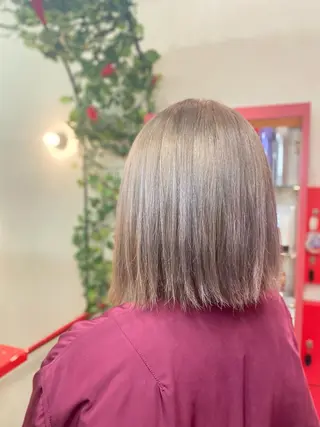 ショート ゆぴ☾‪/推しカラー /ハイトーンのヘアスタイル