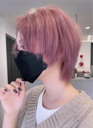 ショート ♡似合わせ ♡ハイトーン♡のヘアスタイル