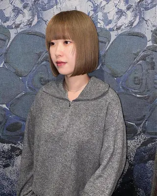 ミディアム カラー ヘアアレンジ ウルフカット モデル募集中！ミカのヘアスタイル