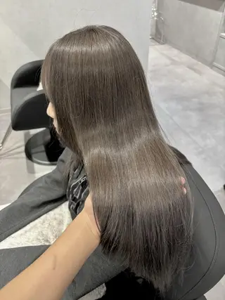 セミロング カラー N° jemica 札幌のヘアスタイル