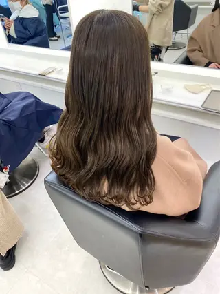 ロング カラー NANO/ ブリーチ×レイヤーのヘアスタイル