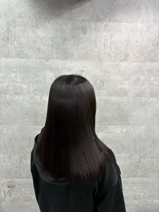 ロング 髪質改善ストレート/ 透明感カラー🥣🤍のヘアスタイル